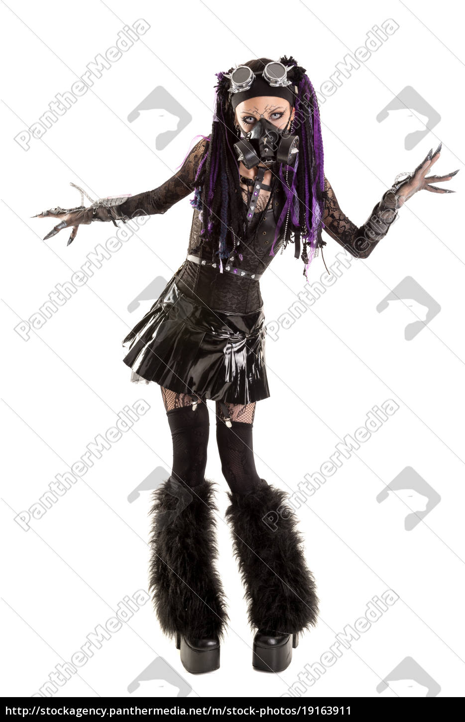 Cyber Gothic Girl Stock Photo Panthermedia Stock Agency