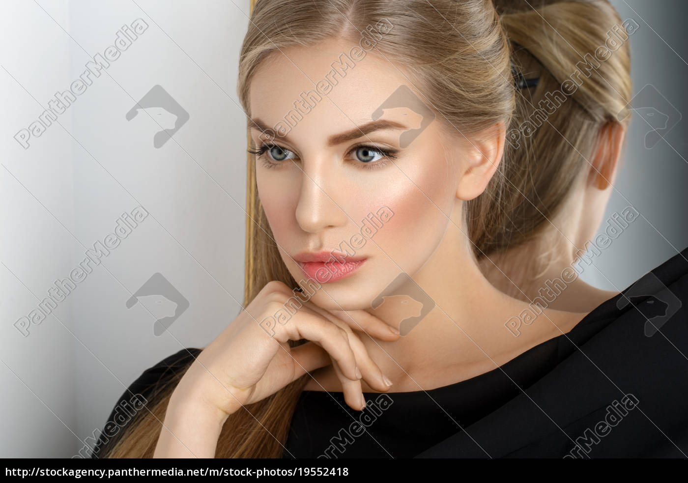 Beautiful Girl With Makeup Stock Image 19552418