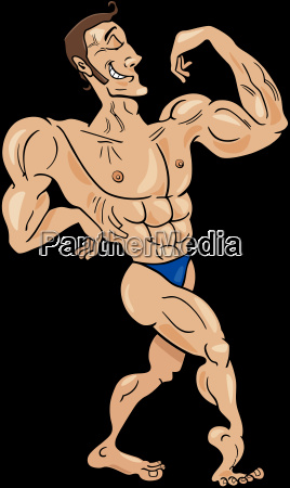 bodybuilder cartoon character - Royalty free image #20051646 | PantherMedia  Stock Agency