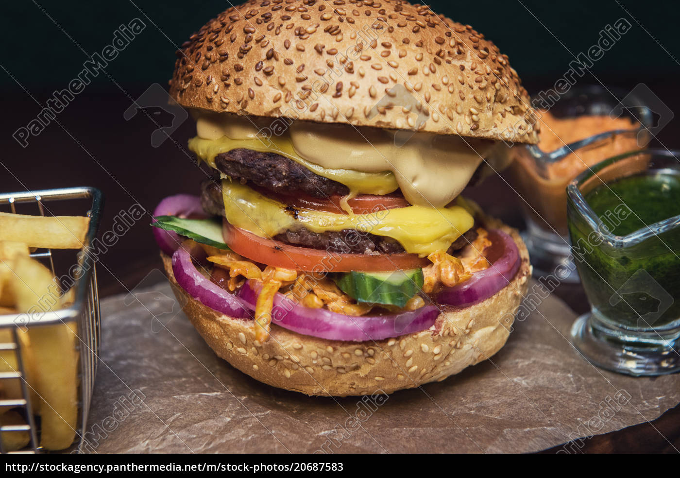 Big Tasty Burger Royalty Free Image 6875 Panthermedia Stock Agency