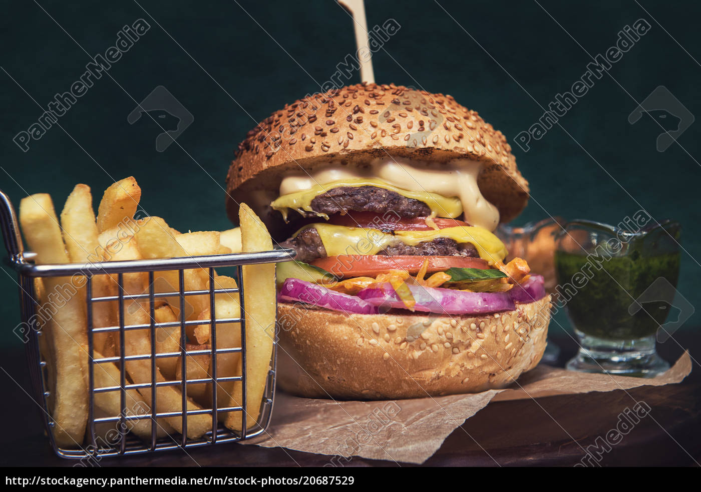 Big Tasty Burger Royalty Free Image Panthermedia Stock Agency