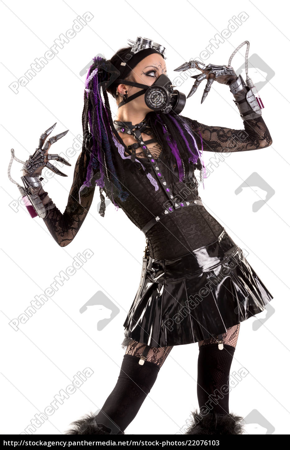 Cyber Gothic Girl Royalty Free Image Panthermedia Stock Agency