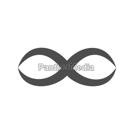 Infinity symbol loop figure 8 icon eternity logo Vector Image