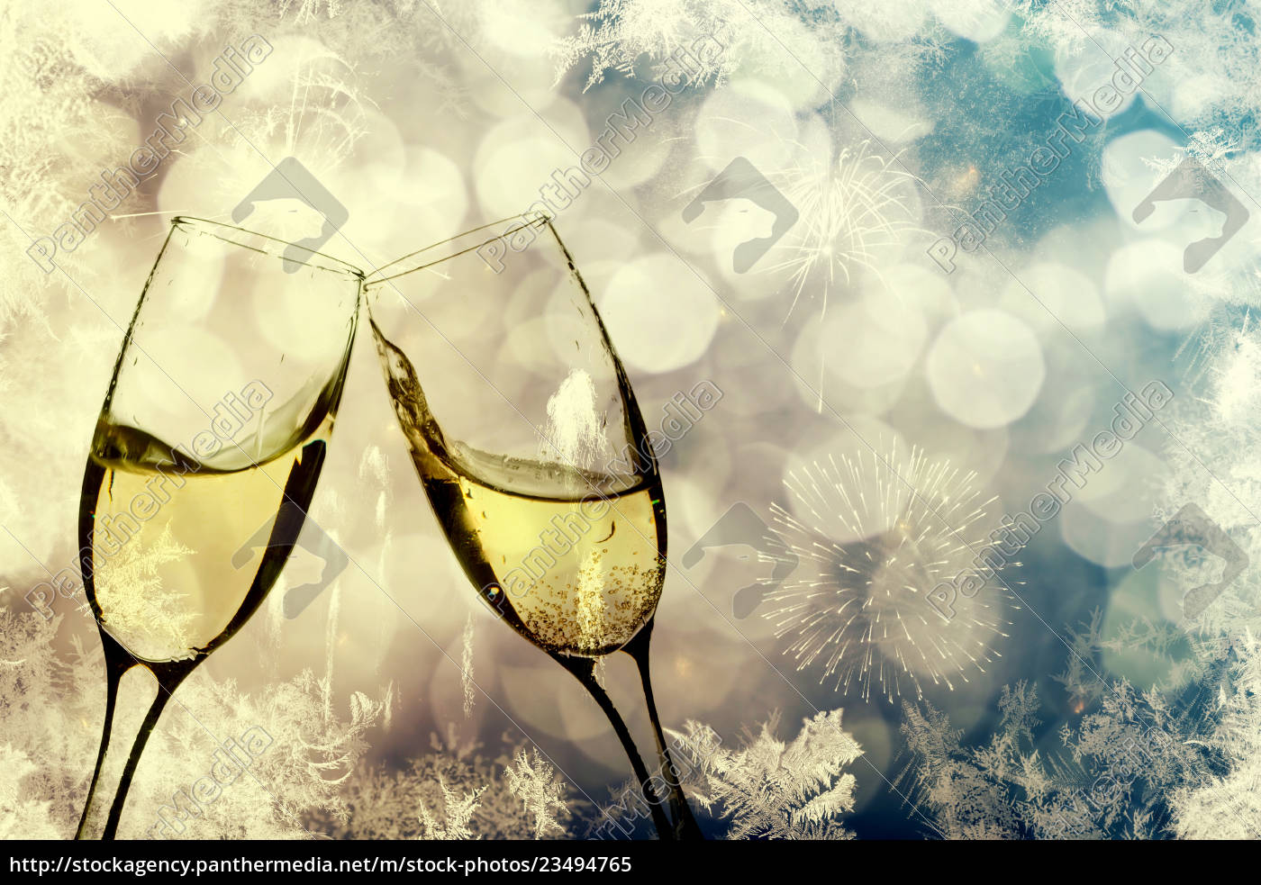 celebration champagne glasses