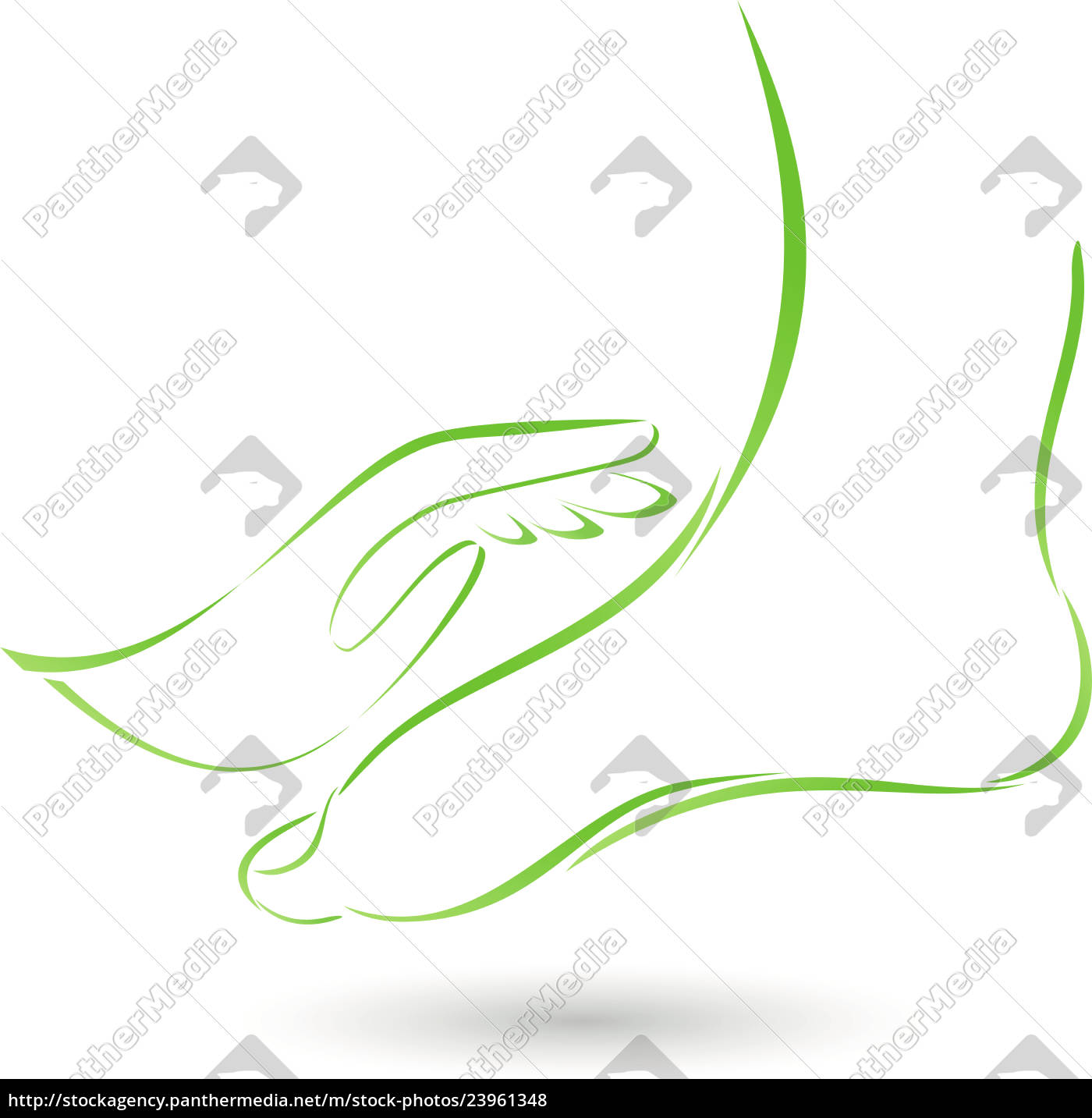 Foot Hand Foot Care Massage Logo Royalty Free Photo 23961348