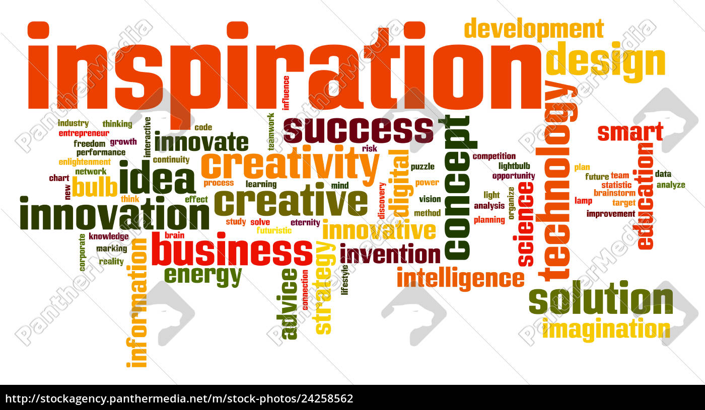 Inspiration word cloud - Stock image - #24258562 | PantherMedia Stock ...