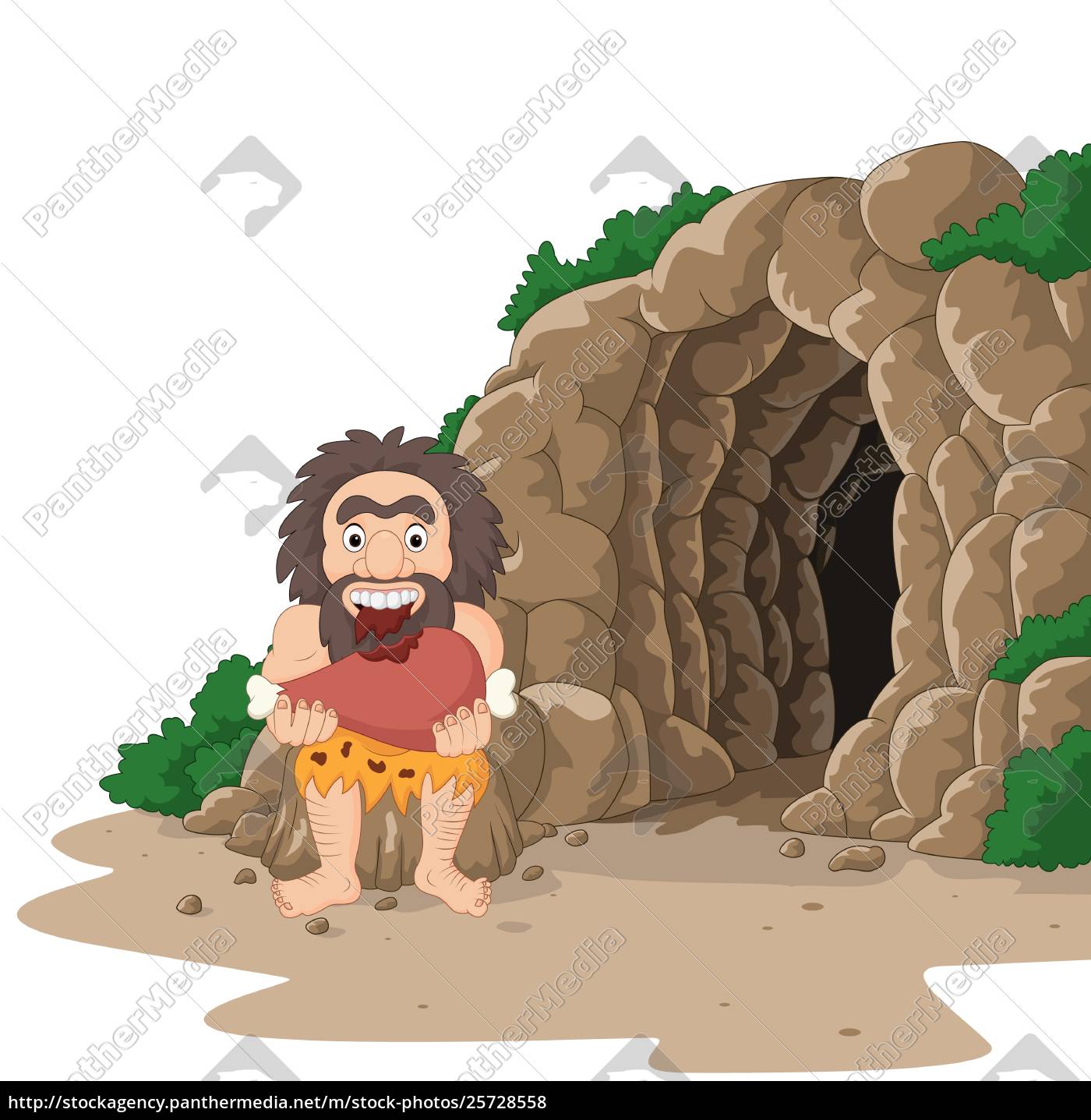 Пещерный человек для детей