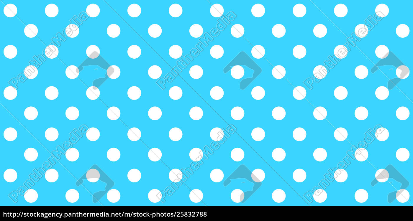 Seamless Light Blue Background With White Dots Royalty Free