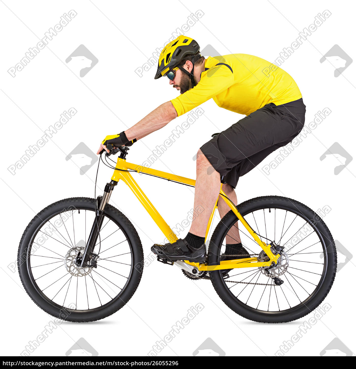 mountain bike yellow