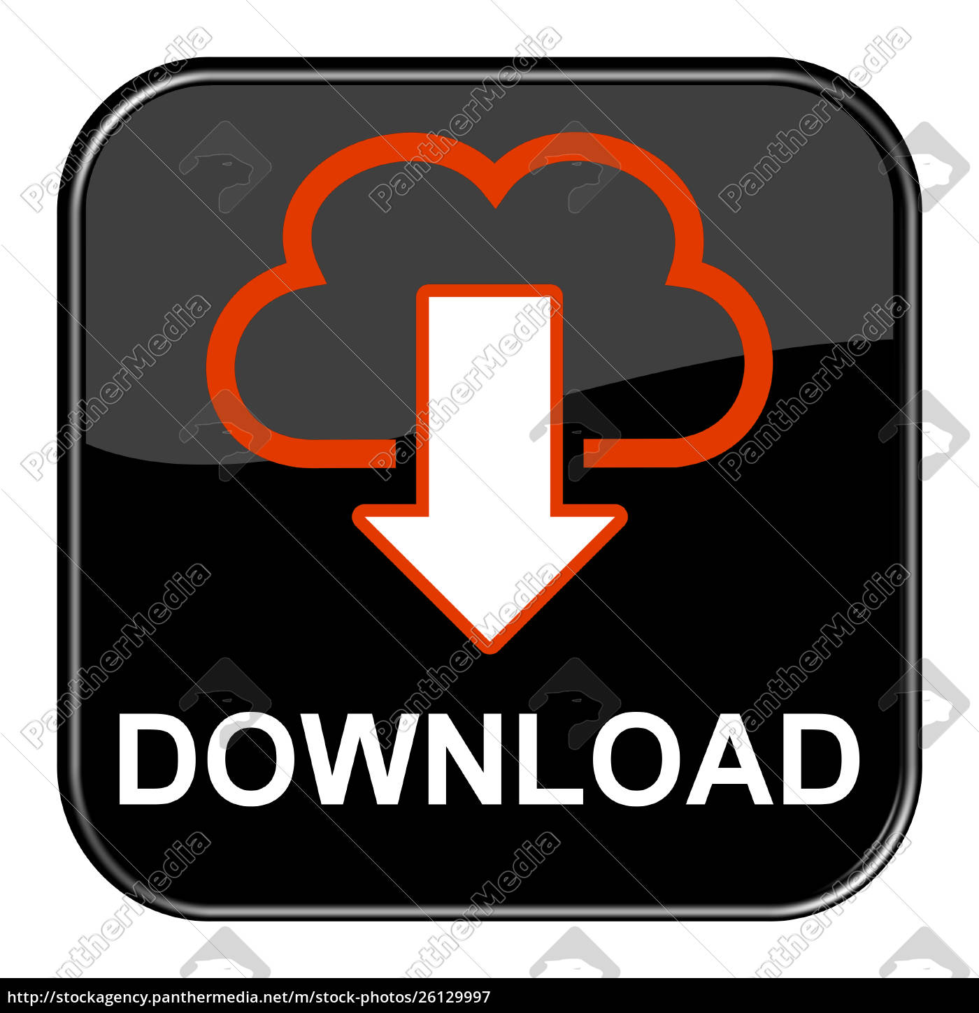 Download Button Cloud With Arrow Royalty Free Image 26129997 Panthermedia Stock Agency
