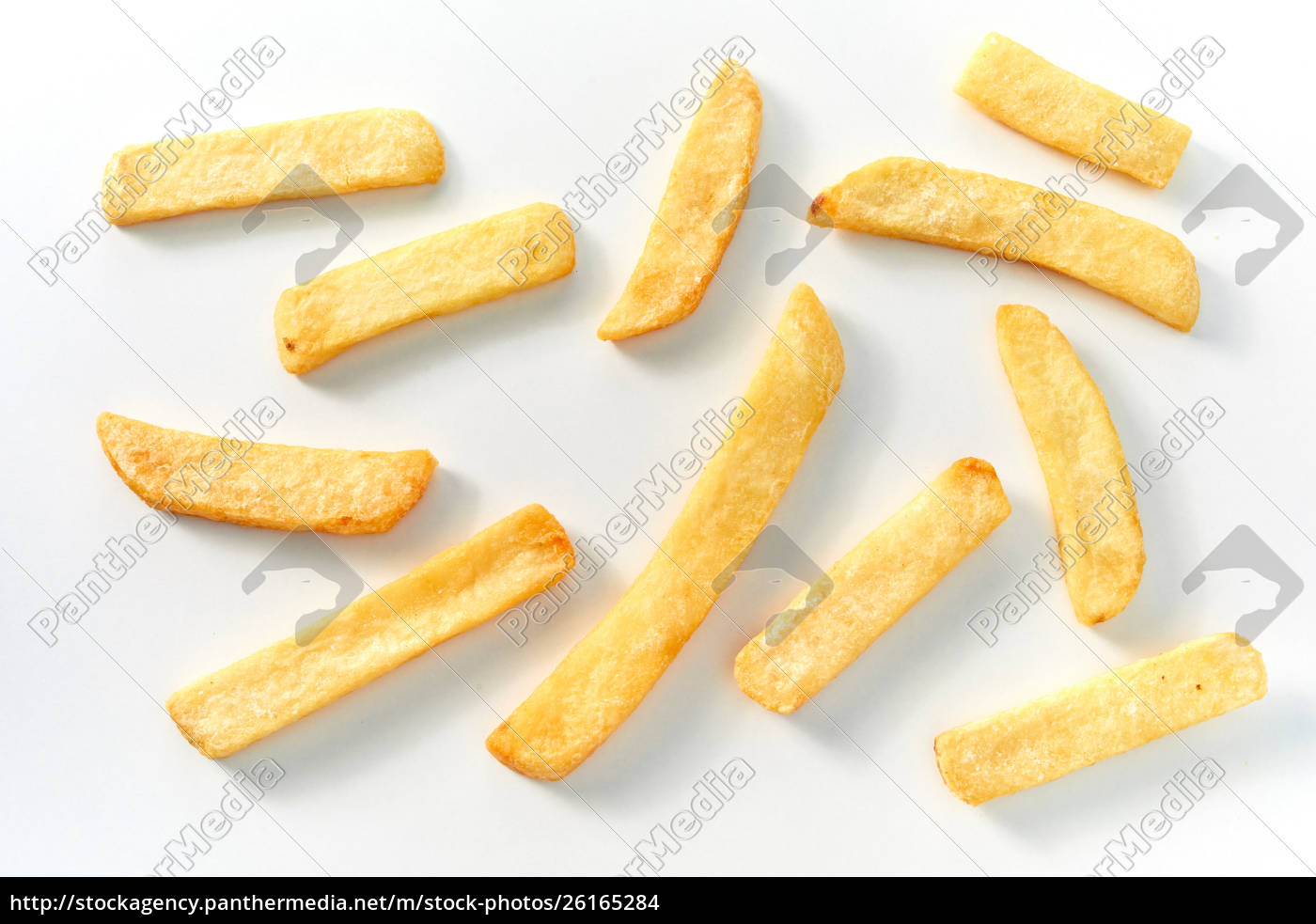 Individual Big Steak Pommes Or French Fries Chips Royalty Free Photo Panthermedia Stock Agency