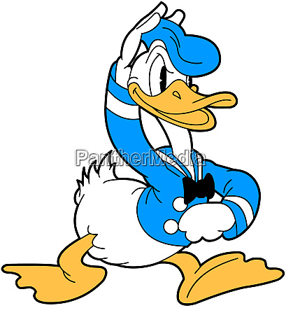 Donald duck illustration cartoon vintage animation - rights-managed image  #26181155 | PantherMedia Stock Agency