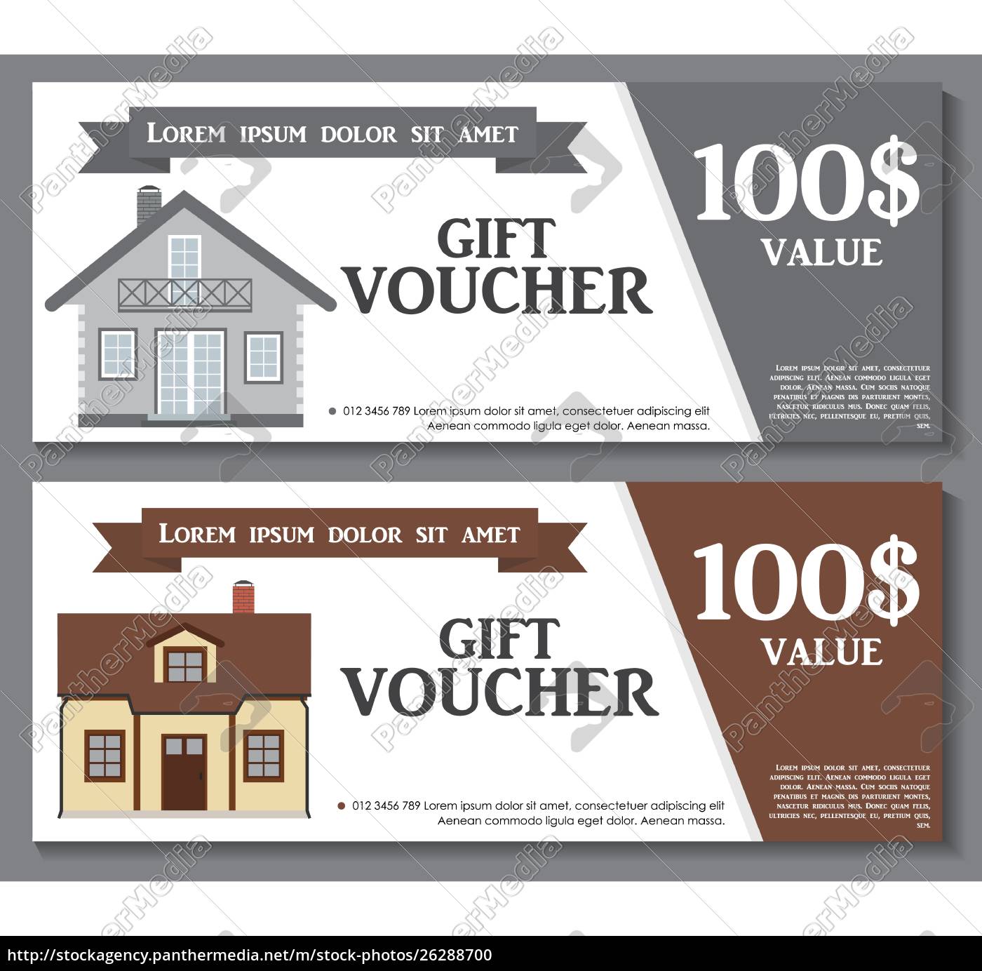 Gift Voucher Template with variation of House Discount - Royalty For Free Photography Gift Certificate Template