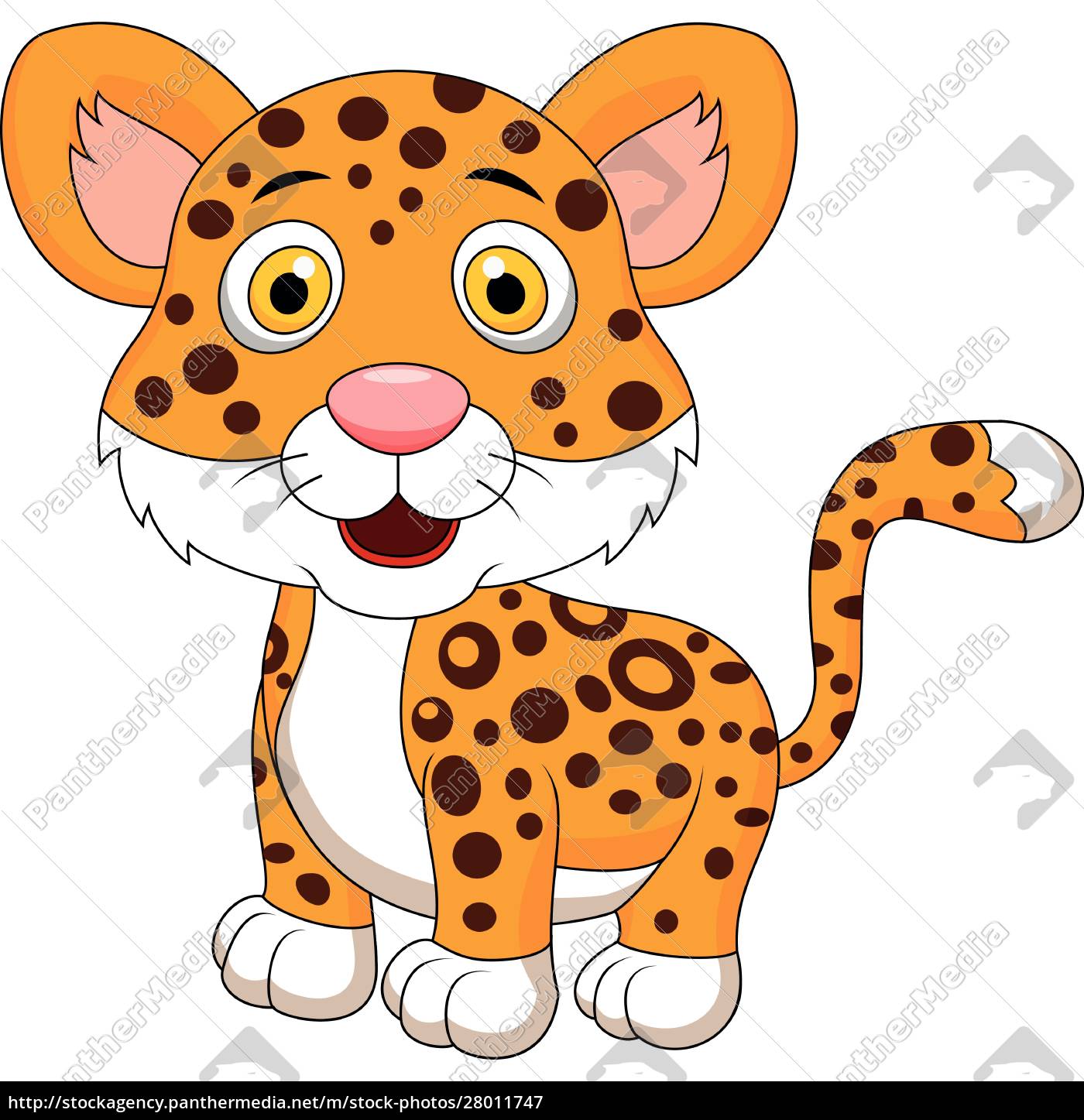 Cute leopard cartoon - Royalty free image - #28011747 | PantherMedia ...