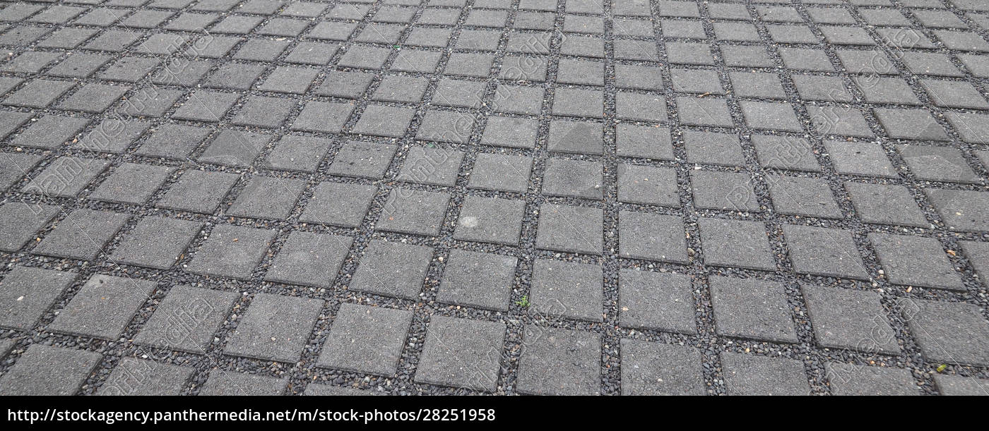 Wide Concrete Pavement Background - Stock Image #28251958 